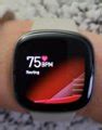 Fitbit Sense Advanced Health Smartwatch Pale Gold Fb Glbm Us Best Buy