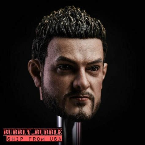 1 6 Khan Male Head Sculpt For 12 Hot Toys Worldbox TBLeague PHICEN Figure USA EBay