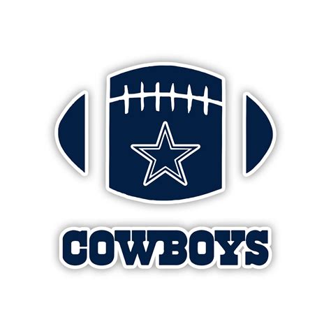 Dallas Cowboys – Football – Full Color Vinyl Sticker – Custom Size ...