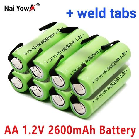 Neue Original Aa Wiederauf Ladbare Batterie 1 2 V 2600mah Aa Nimh