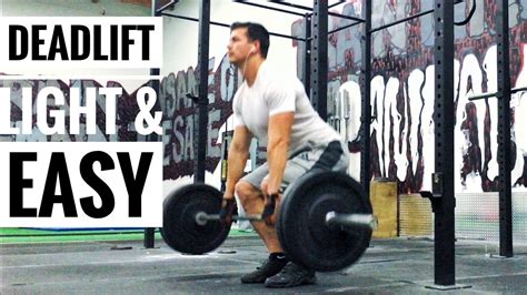 Deadlift Lv 2 Light And Easy 115lbs 3x15 Reps Youtube