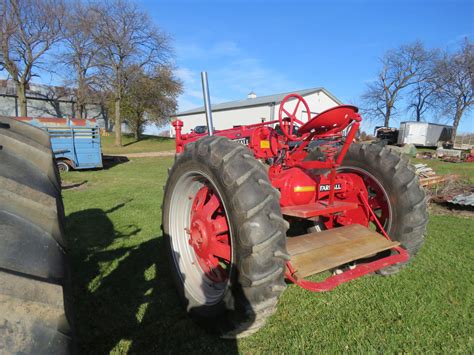 Lot 4h 1938 Farmall F 20 Tractor Vanderbrink Auctions