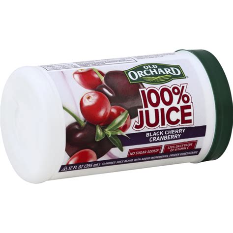 Old Orchard 100 Juice Black Cherry Cranberry Frozen Foods Market Basket