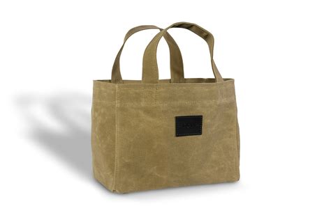 Waxed Canvas Bag In Honey Mustard Color Cotton Waxed Canvas Bag Stylish And Functional Canvas