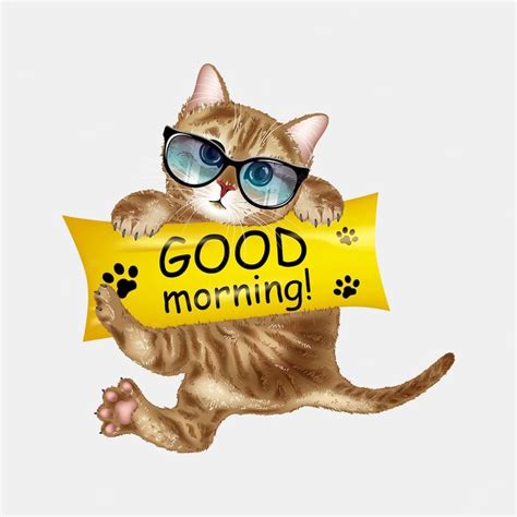 Pin On 動物 Good Morning Cat Morning Cat Good Morning Images