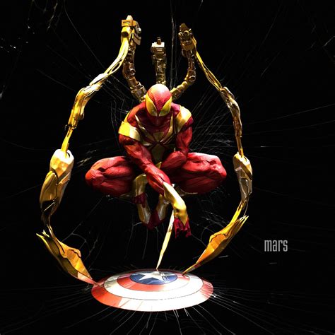 Spider Man Civil War Suit Fan Art Iron Spider — Geektyrant