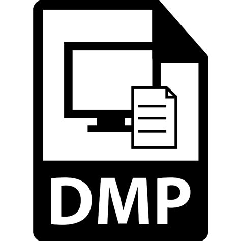 Dmp File Format Symbol Vector Svg Icon Svg Repo