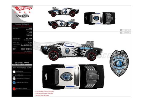 Hot Wheels 2009 Cop Rods