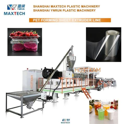 Manufacture Rpet Pla Petg Sheet Making Machine Sheet Food Containers