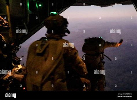 Green Berets With St Special Forces Group Airborne Conduct High