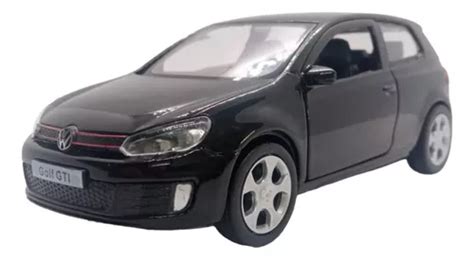 Miniatura Carrinho De Ferro Vw Golf Gti Preto Abre Portas MercadoLivre