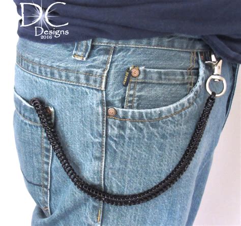 Wallet Chain Black Wallet Chain Chainmaille Wallet Chain