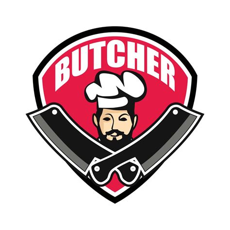 Butcher Logo Isolated On White Background 511349 Vector Art At Vecteezy