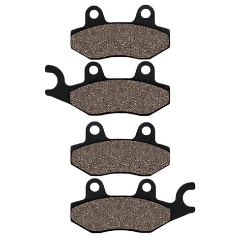 Cyleto Motorcycle Front Rear Brake Pads For Kawasaki KLR650 KLR 650