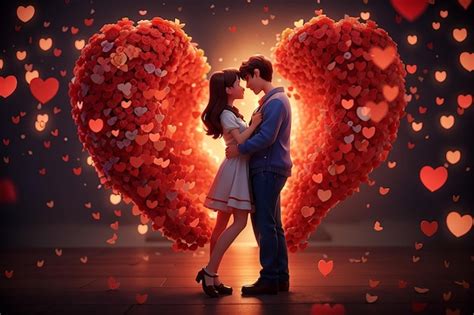 Premium Photo Romantic People Being In Love