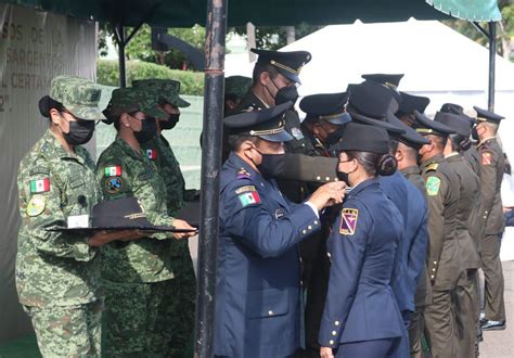 Reconocen Con Ascensos A Personal Del Ej Rcito Y Fuerza A Rea En Mazatl N