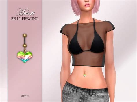 Best Sims Belly Button Piercing Cc Mods Downlaod