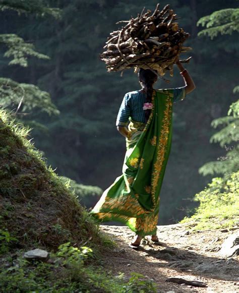 Lady Carrying Wood