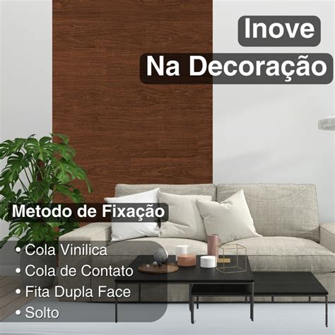 Piso Vinilico Madeirado Manta Laminado 0 70mm 2X8 16m² Mob Cores