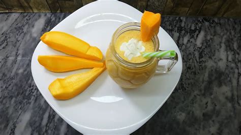 Creamy Mango Smoothie Mango Milk Shake By Cooking With Afshan And Vlogs Youtube