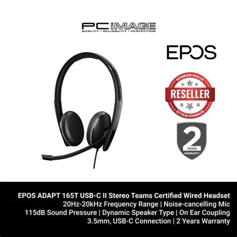 Epos Adapt T Usb C Ii Stereo Teams Certified Wired Headset Pc Image