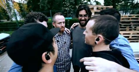 Linkin Park Before The Show Charles Bennington Chester Bennington Rob