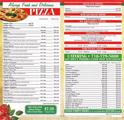 Joeys Pizzeria Maspeth Ny 11378