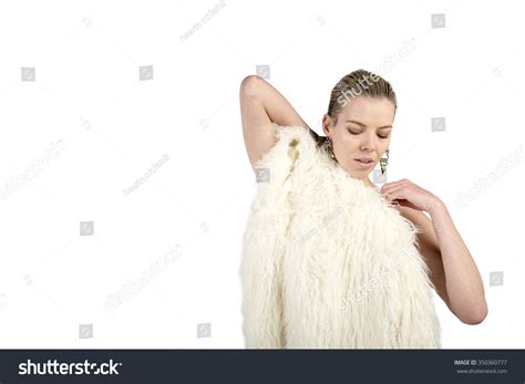 Nude Women Studio On White Background Stock Photo 350360777 Shutterstock
