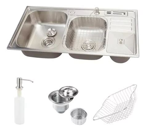 Cuba Dupla Para Cozinha Gourmet Dupla Inox Acess Rios Nukini Mercadolivre