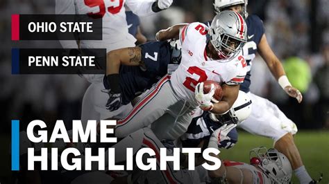 Highlights Ohio State Buckeyes Vs Penn State Nittany Lions Big Ten