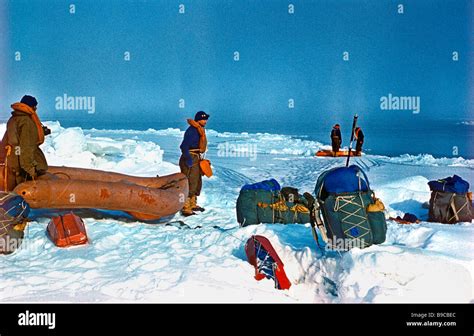 Members of the Komsomolskaya Pravda newspaper Arctic expedition In ...