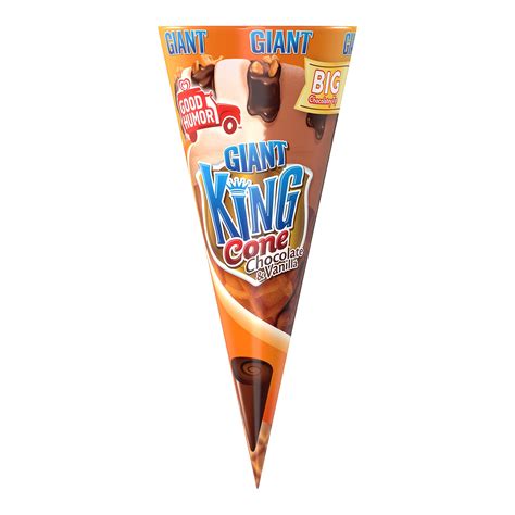 Good Humor King Ice Cream Cone Vanilla Chocolate Ice Cream Oz