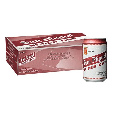 San Miguel Super Dry 330ml Happyhourph Crisp And Clean Happy Hour