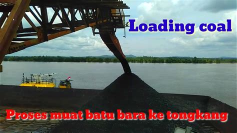 Proses Loading Batubara Ke Tongkang Loading Coal On Barges Part