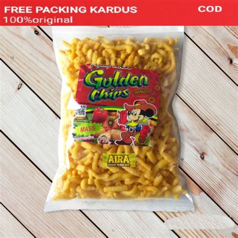 Jual Snack AF Golden Chips Potato Chips Jadul 250gr Gurih Renyah