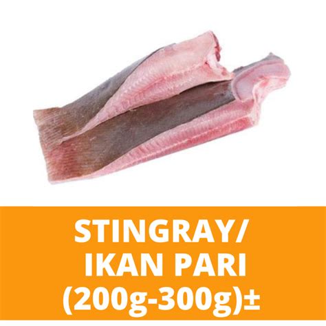 Stingray/ Ikan Pari (200-300g per piece) 魔鬼鱼 Sung Tao Frozen Seafood Fish Fillet Grilled Ikan ...