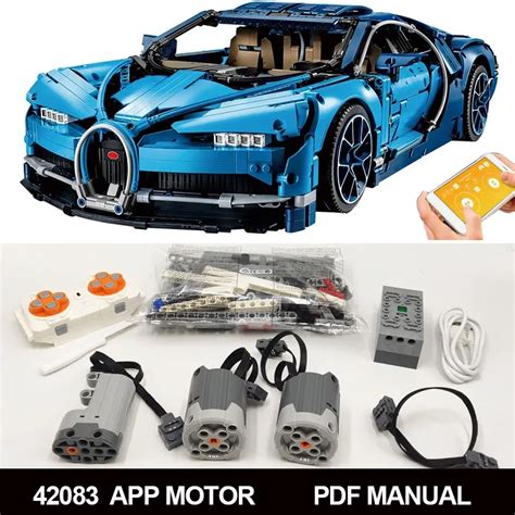 Bugatti Chiron D Cennie S De Construction De Moteur RC Ensemble De