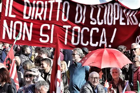 Grande Adesione A Sciopero Generale CGIL E UIL Oltre Il 70 Imgpress