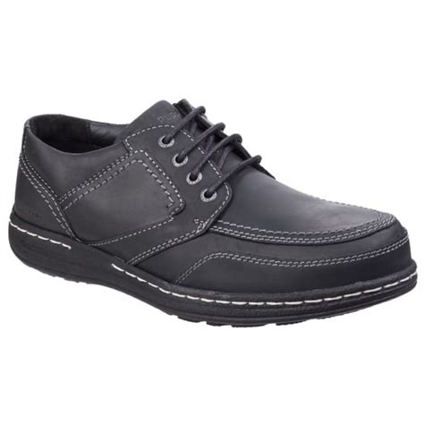 Hush Puppies Volley Victory Black Formal Lace Up Shoes Official Stockist Marshall Shoes Est 1895