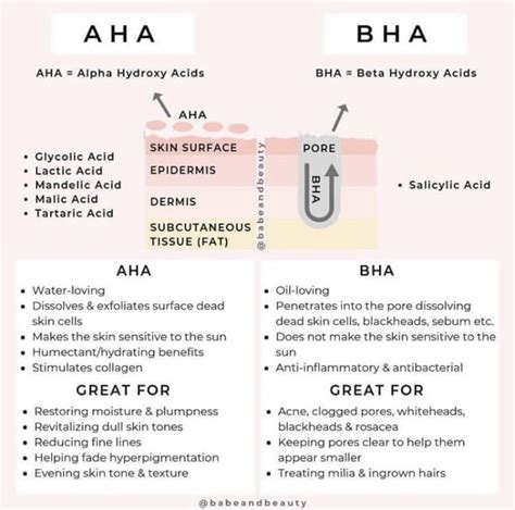 Ahas And Bhas Skin Care Guide Skin Care Skin Care Secrets