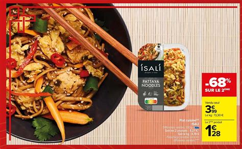 Promo Plat Cuisiné Isali chez Carrefour iCatalogue fr