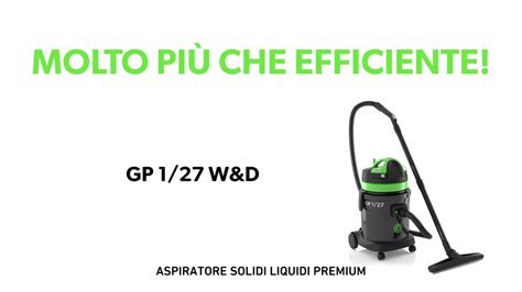 Aspirapolvere E Liquidi Professionale GP 1 27 W D By IPC E Shop ISC