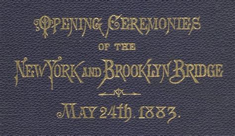 SECRETFORTS: Iconic: The Brooklyn Bridge, 1883.