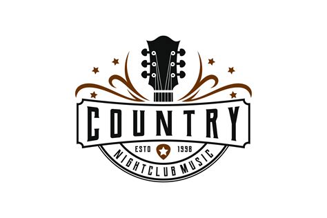 Classic Country Music Logo Design Graphic by Weasley99 · Creative Fabrica