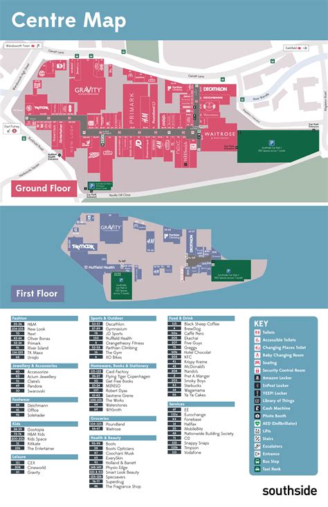 Centre Map | Southside Shopping Centre