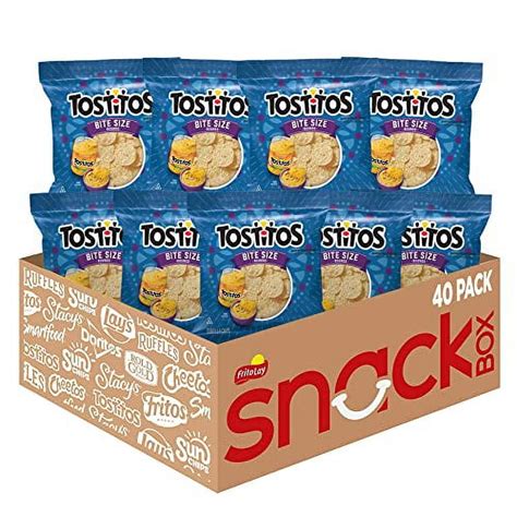 Tostitos Bite Sized Rounds Tortilla Chips Ounce Pack Of