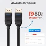 VESA Certified DisplayPort 2 1 DP80 Cable