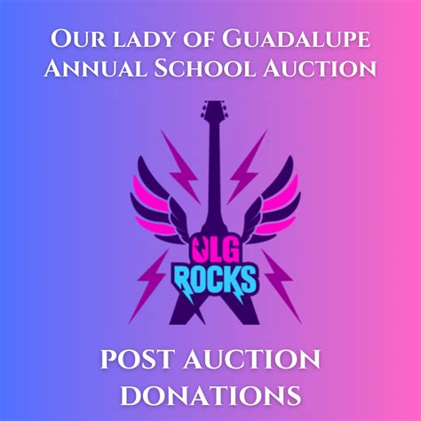 Our Lady Of Guadalupe School · Post Auction Donations Dance Class