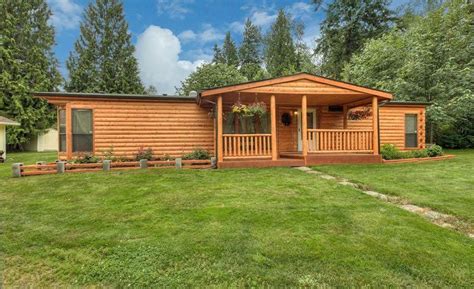 Single Wide Mobile Home Cedar Browse Some Examples Of Modulog Solid Cedar Log Siding Click