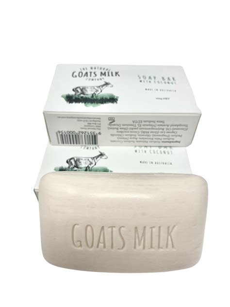 The Natural Goats Milk Company Soap Bar With Coconut Made In Australia